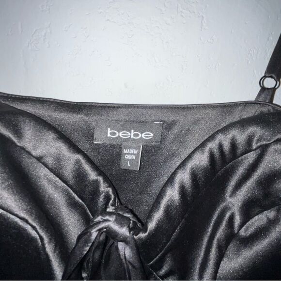 Women's Bebe Black Cocktail Dress - Picture 6 of 9